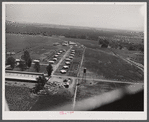 Visalia, California (vicinity). Mineral King Farm Association. Air view.