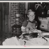 Child of former sharecropper eating at table. Southeast Missouri Farms.