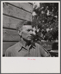 H.B. Fisher is a contractor's checker. Alabama farm folks, the Fishers have been traveling about since the construction boom began. Childersburg, Alabama.