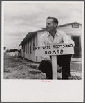Four months after R.E. Centers was telling about how he was going to clear one hundred and seventy-five dollars a week from his rooming house, he had a sign posted in front of the "R.E. Claf" hotel reading "Private Room and Board."
