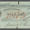 Annual ticket for riding the Brooklyn, Flatbush & Coney Island Railroad Company: John Z. Lott