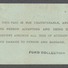 Annual ticket for riding the Brooklyn, Flatbush & Coney Island Railroad Company: John Z. Lott