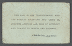 Annual ticket for riding the Brooklyn, Flatbush & Coney Island Railroad Company: John Z. Lott