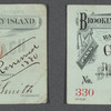 Annual ticket for riding the Brooklyn, Flatbush & Coney Island Railroad Company: John Z. Lott