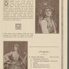 Metropolitan Opera House program featuring Michel Fokine and Vera Fokina