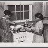 Vocational students practicing cooking 