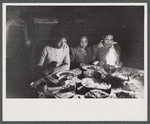 Hall family eating dinner 