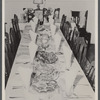 Table setting for True Obedience meeting