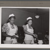 Vocational students preparing meal