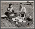 Yvonne and Eugene Aiken on picnic