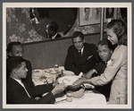 Patrons being serviced at Pete's Creole Restaurant