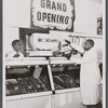 Grand opening of butcher shop 