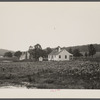 Backyards and houses of the Palmerdale Homesteads near Birmingham, Alabama.