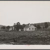 Backyards and houses of the Palmerdale Homesteads near Birmingham, Alabama.