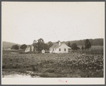 Backyards and houses of the Palmerdale Homesteads near Birmingham, Alabama.