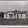 Five-room Southern colonial style house at the Palmerdale Homesteads, near Birmingham, Alabama.