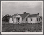 Five-room Southern colonial style house at the Palmerdale Homesteads, near Birmingham, Alabama.