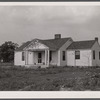 Five-room Southern colonial style house at the Palmerdale Homesteads, near Birmingham, Alabama.