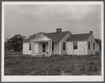 Five-room Southern colonial style house at the Palmerdale Homesteads, near Birmingham, Alabama.