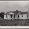 Five-room Southern colonial style house at the Palmerdale Homesteads, near Birmingham, Alabama.