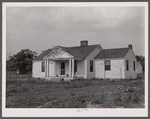 Five-room Southern colonial style house at the Palmerdale Homesteads, near Birmingham, Alabama.