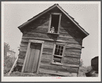 Old Vermont farm building near Hyde Park, Vermont.