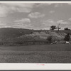 Eroded Vermont dairy pasture near Troy, Vermont.