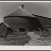 Round barn near Lowell, Vermont.