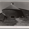 Round barn near Lowell, Vermont.