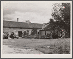 Permanent summer residents are now using many of Vermont's, Maine's, and New Hampshire's old farmhouses. This one is near Hancock, New Hampshire.