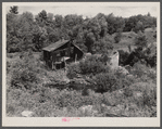 Ruins of old mill at Lowell, Vermont.