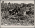 Ruins of old mill at Lowell, Vermont.