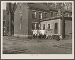 Amoskeag house on State Street. Manchester, New Hampshire.