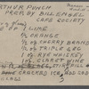 Cocktail recipe from Café Society for "MacArthur Punch"