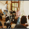 David Baldwin talking with film crew