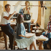 David Baldwin talking with film crew