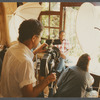David Baldwin talking with film crew