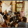 David Baldwin talking with film crew