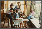 David Baldwin talking with film crew