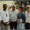 David Leeming with film crew