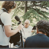 Film crew shooting Yaşar Kemal