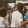 Film crew shooting exterior scenes