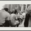 Amiri Baraka with film crew