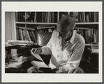 Older man with book