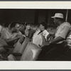 Walter Dallas and Frances Foster with film crew