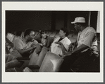 Walter Dallas and Frances Foster with film crew