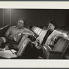 Walter Dallas and Frances Foster being filmed