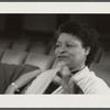 Frances Foster being filmed
