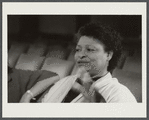 Frances Foster being filmed