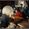 William Styron being filmed